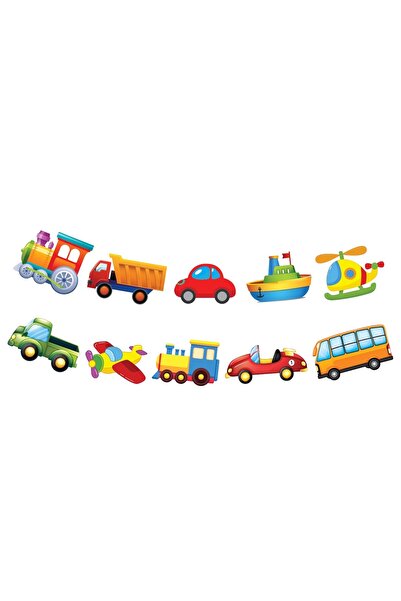 Big Party Taşıtlar Temalı Banner 10 parça