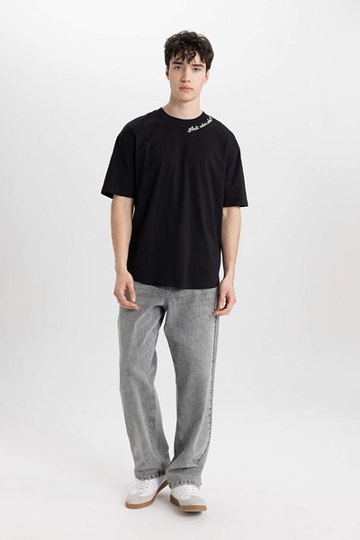 DeFacto Men's T-Shirt - C2135AX/BK81