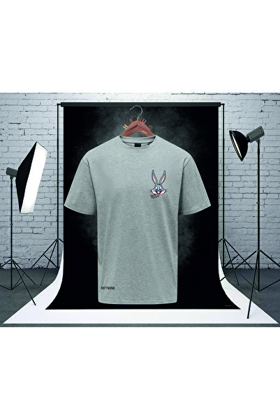 HOFFNUNG T Shırt Bugs Bunny Tavşanı Oversize Unisex Tişört