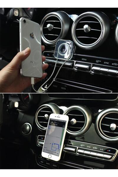 CMT Kablo Kanallı Güçlü Yapışkan Oto Araç Içi Telefon Tutucu Kare Yıkanabilir...