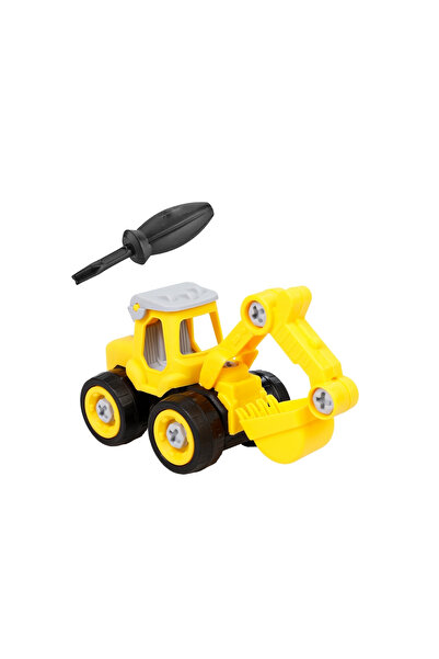 layfhex Sök Tak İnşaat Araçları Oyuncak Dozer Kepçe Ekskavatör Tornavida Seti