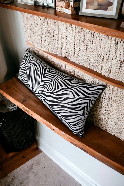 BARERMO Hugging pillow, 1 meter length pillow, pillow, long pillow, zebra pillow, black and white pillow