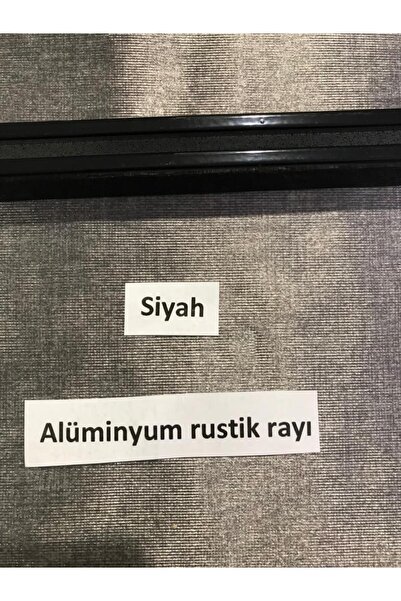 özdeğer home 130cm  rustik perde rayı dekoratif perde korniş alüminyum perde ...