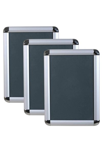 belizs 10 Pieces of Document Frame - Aluminum Poster Certificate Advertising Exhibition Board - Open Close