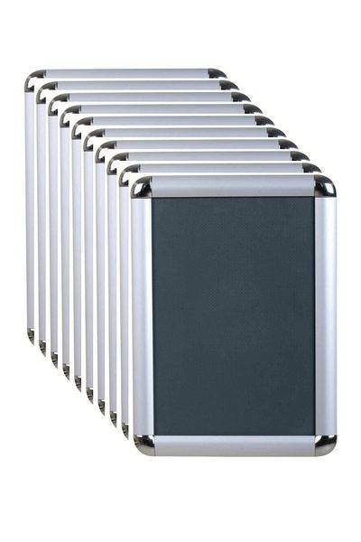 belizs 10 Pieces of Document Frame - Aluminum Poster Certificate Advertising Exhibition Board - Open Close