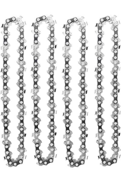 AICOYA 4 adet Mini motorlu Testere zinciri ,odun kesme zinciri