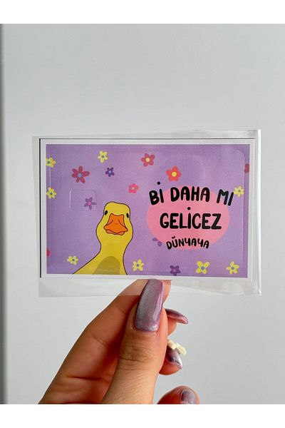 Planet Butik Will It Come More to the World Card Covering Sticker