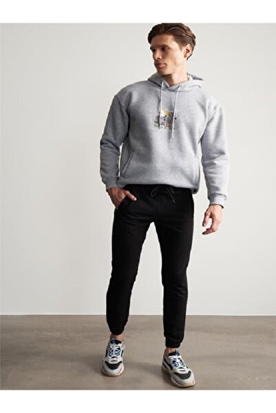 JustBS Trening largi, gri pentru bărbați, cu croiala liberă