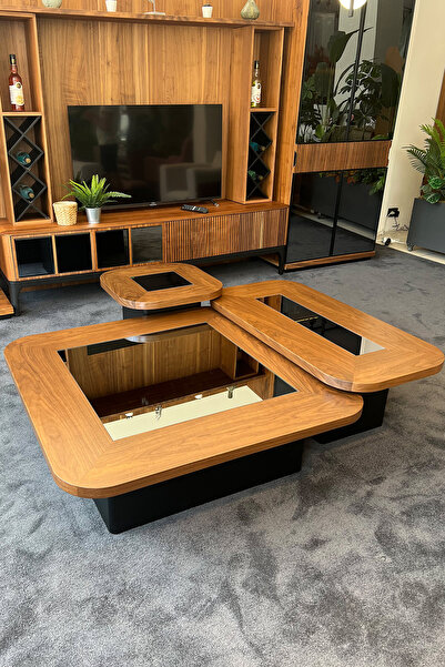 Eymense Venoza 3'lü Orta Sehpa Seti