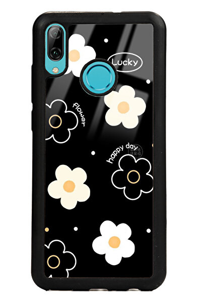 Spoyi Huawei P Smart (2019) Lucky Happy Day Tasarımlı Glossy Telefon Kılıfı