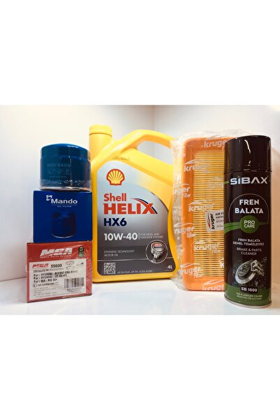 SHELL YAĞ BAKIM HYUNDAİ ACCENT ERA BENZİNLİ 1.4-1.6 PERİYODİK YAĞ BAKIMI SETİ+ ÖN BALATA+BALATA SPREY