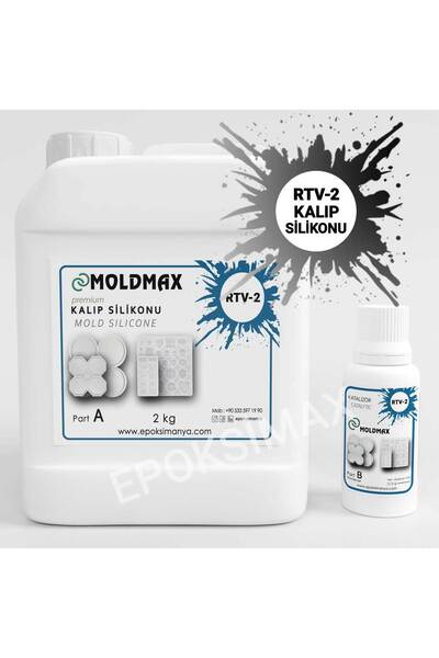 Epoksimax RTV-2 KALIP SİLİKONU 10 SHORE PREMIUM EKSTRA PARLAK 2 KG
