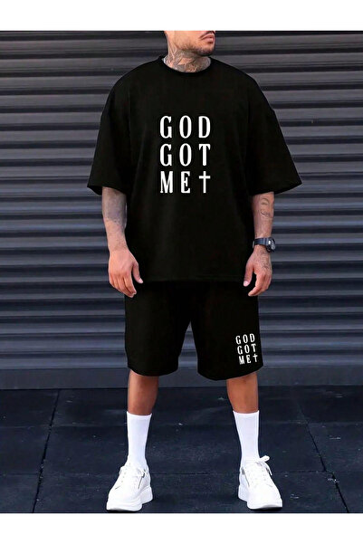 Stendhal مجموعة علوية وسفلية مكتوب عليها "الله" للجنسين