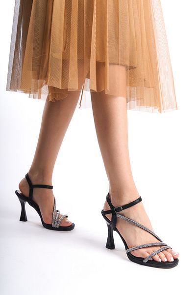 eformoda by emre yılmaz Pantofi negri clasici cu toc de 7 cm pentru femei 2030