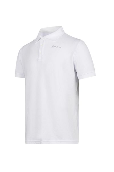 2AS Teal Polo Neck Men's T-Shirt White