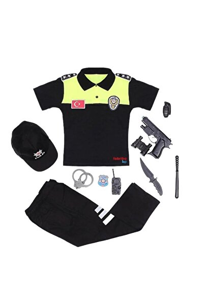 Mashotrend Tişört Kostüm Alt Üst + Şapka + Oyuncak seti Çocuk Kostümü