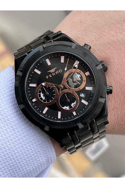 FERRO Inner Functions Active Chronograph 30 Mt Waterproof Men's Wrist Watch xf0031