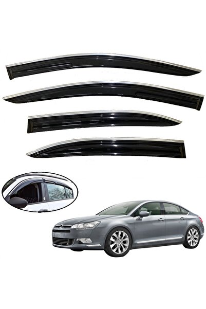 Point Citroen C5 Kromlu Mügen Cam Rüzgarlığı Sedan 2008 - 2015 Arası 4 Lü Takım