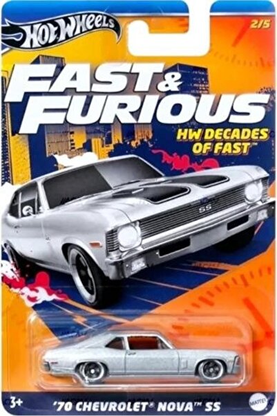 HOT WHEELS HRW42 Fast & Furious '70 Chevrolet Nova Ss