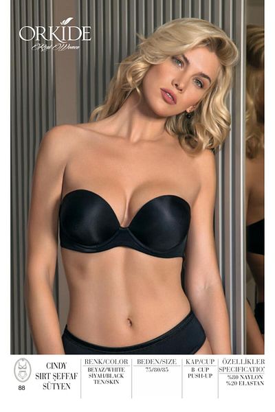 Orkide Cindy 2-size magnifying full push-up padded magic support bra