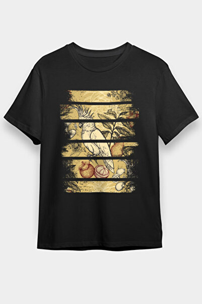 Darkhane تي شيرت كوكاتيل أسود للجنسين