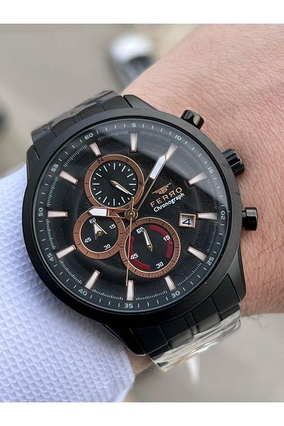 FERRO Inner Functions Active Chronograph 30 Mt Waterproof Men's Wrist Watch xf0045