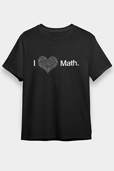 Darkhane Matematikçi Siyah Unisex Tişört T-Shirt
