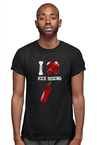 Darkhane Kick Boxing Black Unisex Kids T-Shirt T-Shirt
