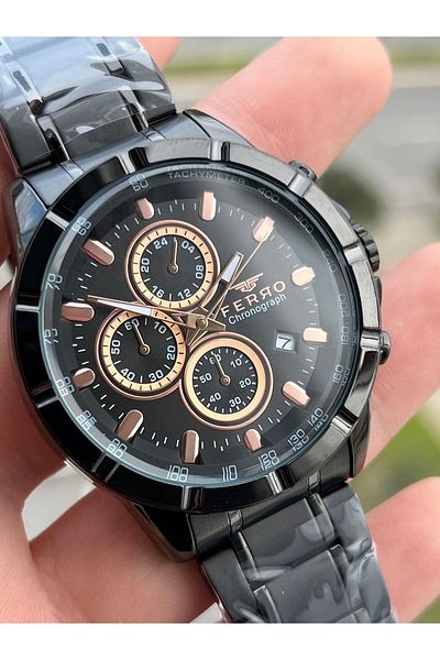 FERRO Inner Functions Active Chronograph 30 Mt Waterproof Men's Wrist Watch xf0041