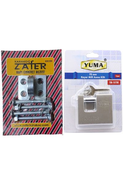 Filo Door Safety Resesi Lock Apparatus K220 and Yuma Padlock 70 Mm