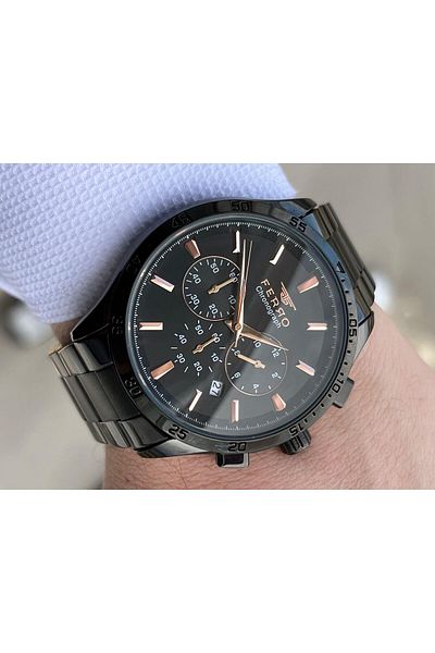 FERRO Inner Functions Active Chronograph 30 Mt Waterproof Men's Wrist Watch xf0052