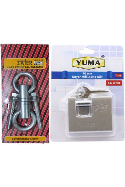 Filo Door Safety Resesi Lock Apparatus K208 And Yuma Padlock 70 Mm