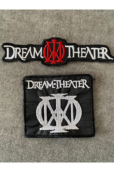 icase مجموعة رقعة تطريز فرقة معدنية تقدمية من Dream Theatre مكونة من قطعتين ق...