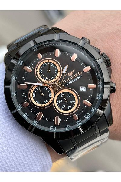 FERRO Inner Functions Active Chronograph 30 Mt Waterproof Men's Wrist Watch xf0041