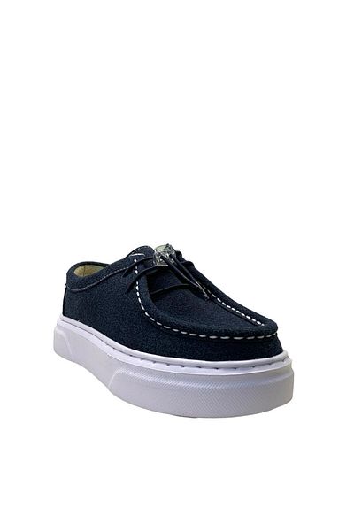 Tuğba Ortopedi 102 Pantofi ortopedici ușori unisex pentru copii bleumarin din piele intoarsa