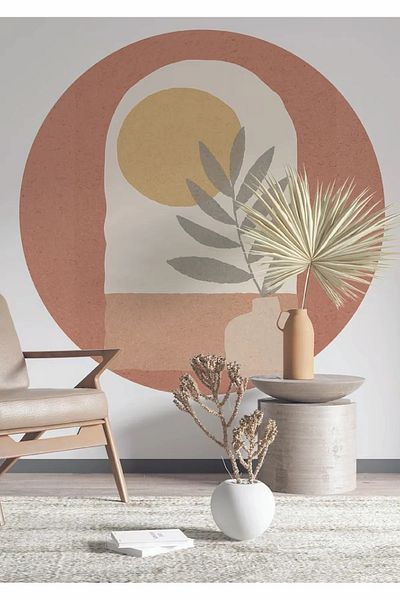 Sticker Ekspres Autocolant de perete decorativ Bohemian Art Circle Boho