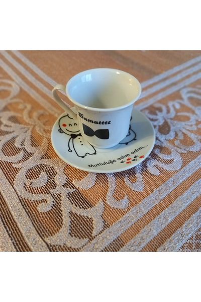 yörük tuhafiye Groom's Salty Coffee Cup - Promise Cup, Groom's Coffee 2