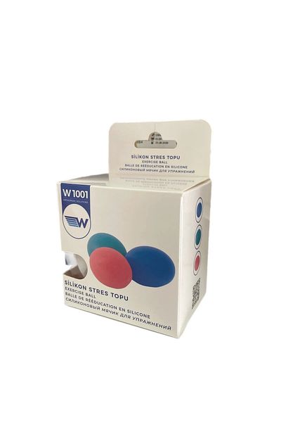 Wingmed Silicone Stress Ball Hand Strengthening Ball Red Color (MIDDLE HARDNESS) (W 1001k)