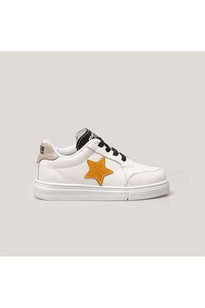 Merli&Rose Tenis Star Baby |   alb-gri-muștar