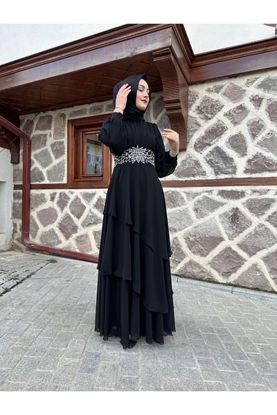 sümeyra Βραδινό φόρεμα με πέτρα