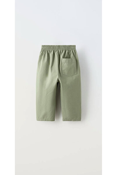 Çipil Cep Detaylı Pantolon