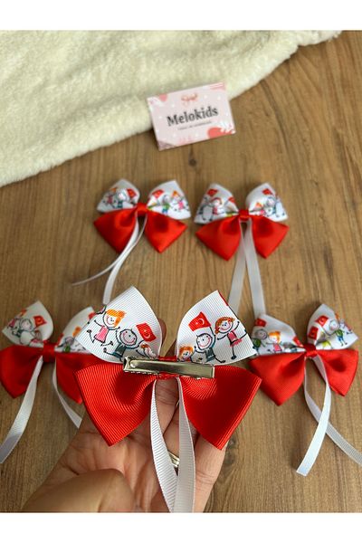 Melo Turkish Flag April 23 Kids Elastic Buckle Set 5 Pieces