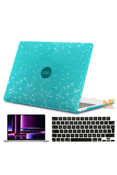 Nezih Case Macbook Air 13.6 M2 A2681 / M3 A3113 / M4 A3240 Uyumlu Alt Üst Kıl...
