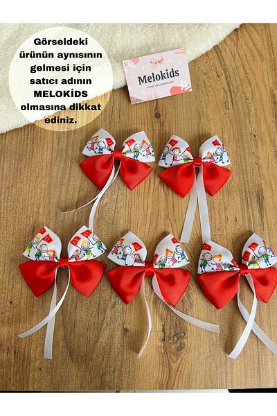 Melo Turkish Flag April 23 Kids Elastic Buckle Set 5 Pieces