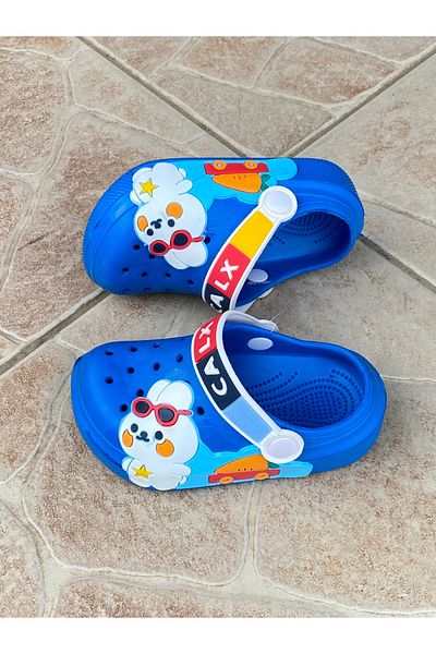 Calx Sandale de lux cu talpă ușoară, anti-alunecare, papuci, piscină, plajă, creșă, școală