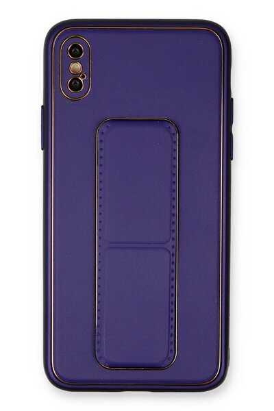 cepmoda iPhone XS Max - غلاف هاتف جلدي - جراب ممتاز مع حامل - تصميم أنيق - لو...