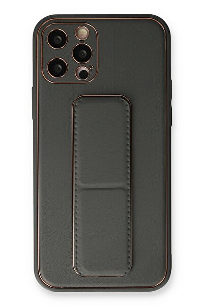 cepmoda حافظة هاتف جلدية من آيفون '12 برو' مع حامل، حافظة فاخرة بتصميم أنيق ب...