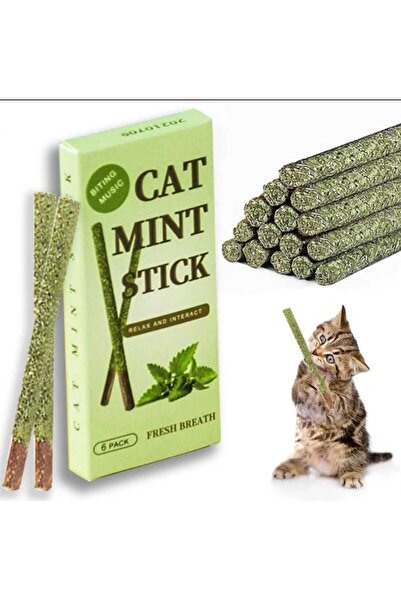 Dalian Home Natural Cat Toy - 6-piece Cat Stick, Chewing Set