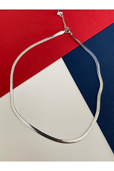 Pinery Jewels قلادة سلسلة إيطالية سميكة من الفولاذ المقاوم للصدأ مقاومة للتشويه