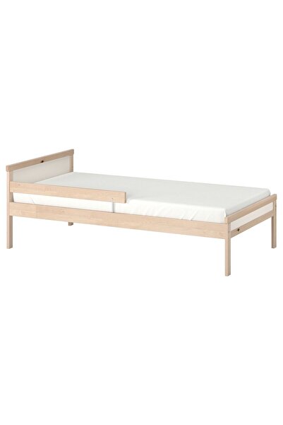 IKEA çocuk karyolası, kayın görünümlü, 70x160 cm
